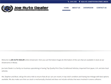 Tablet Screenshot of joeautodealer.com